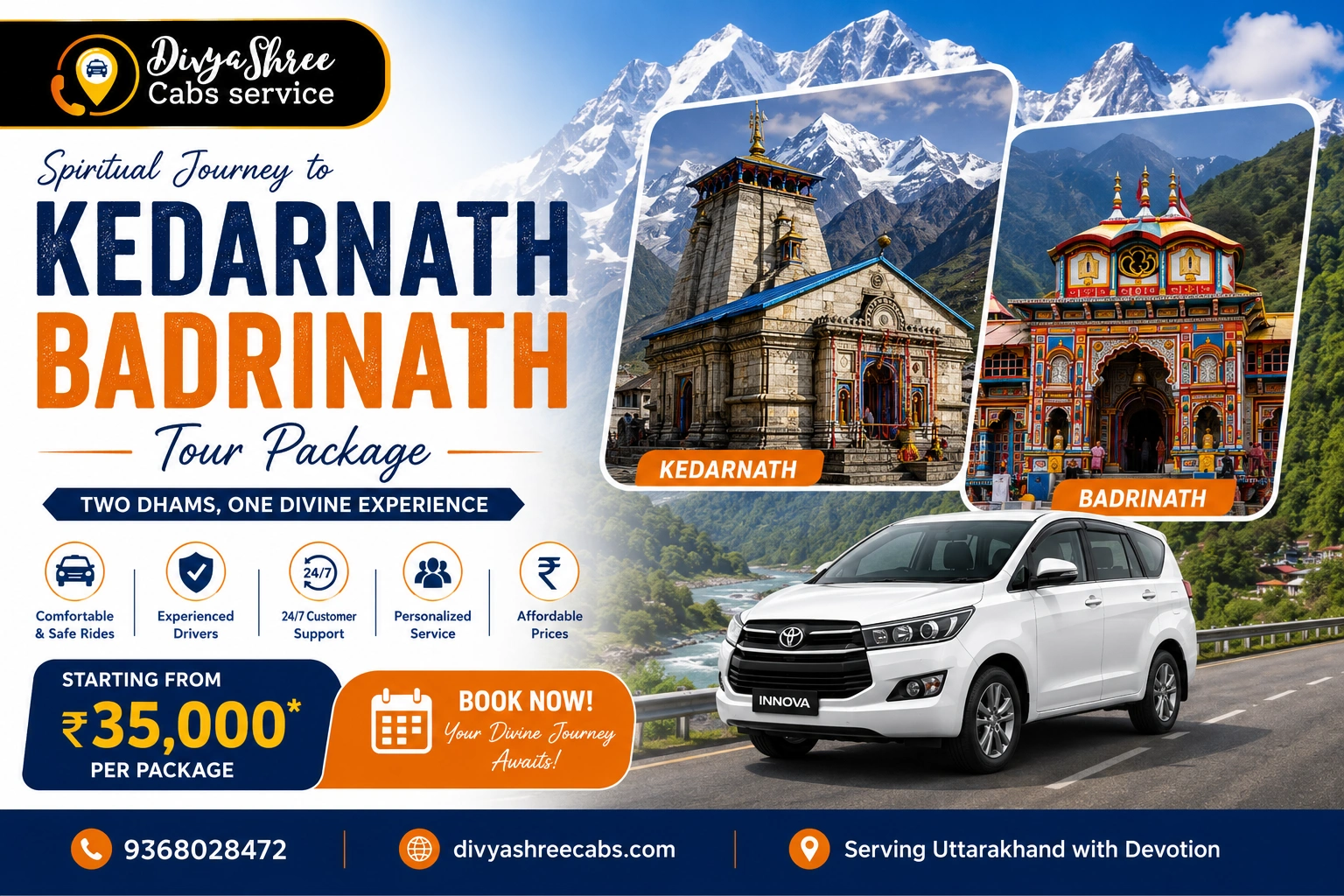 Kedarnath Badrinath Tour Package