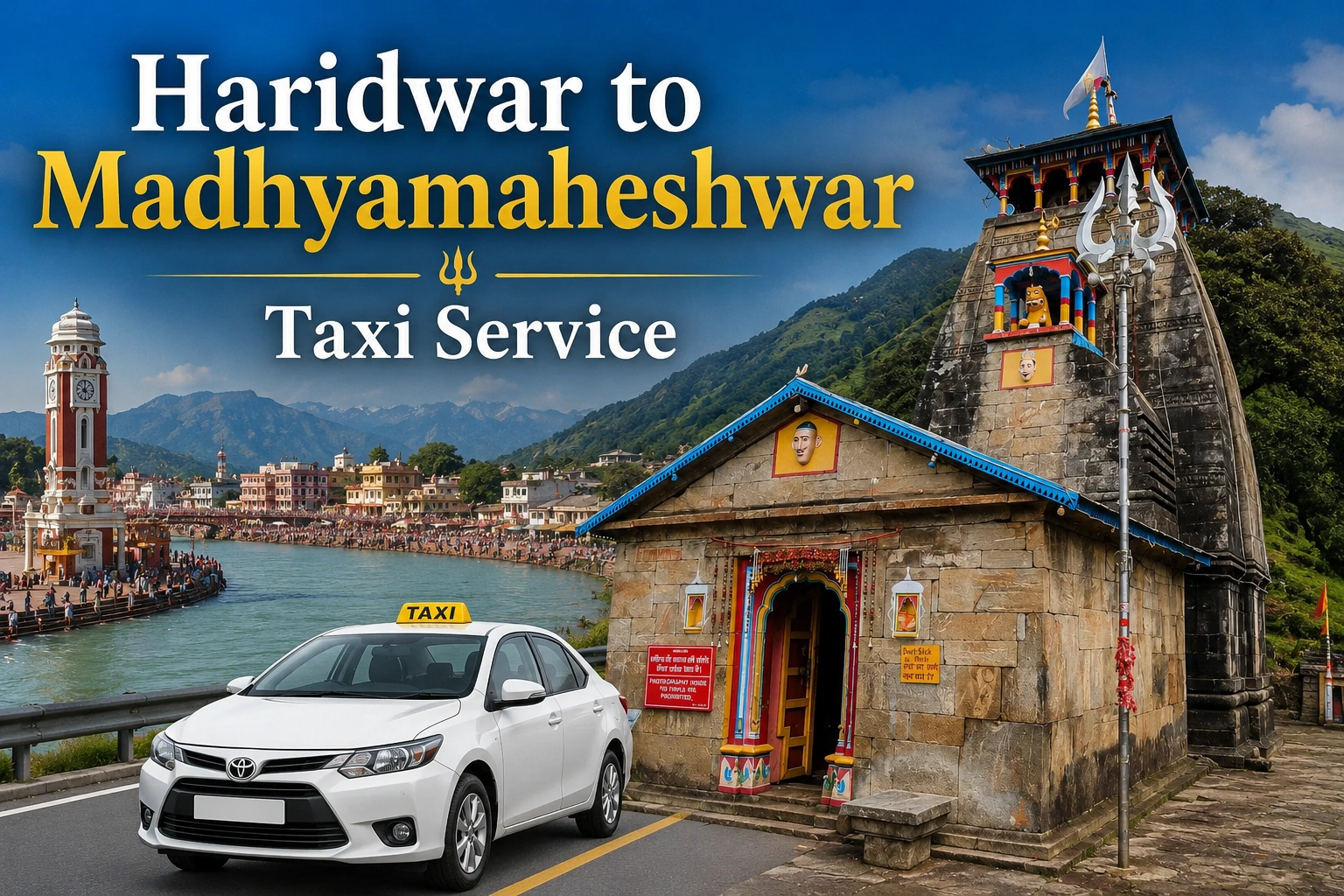 Haridwar to Madhyamaheshwar Taxi