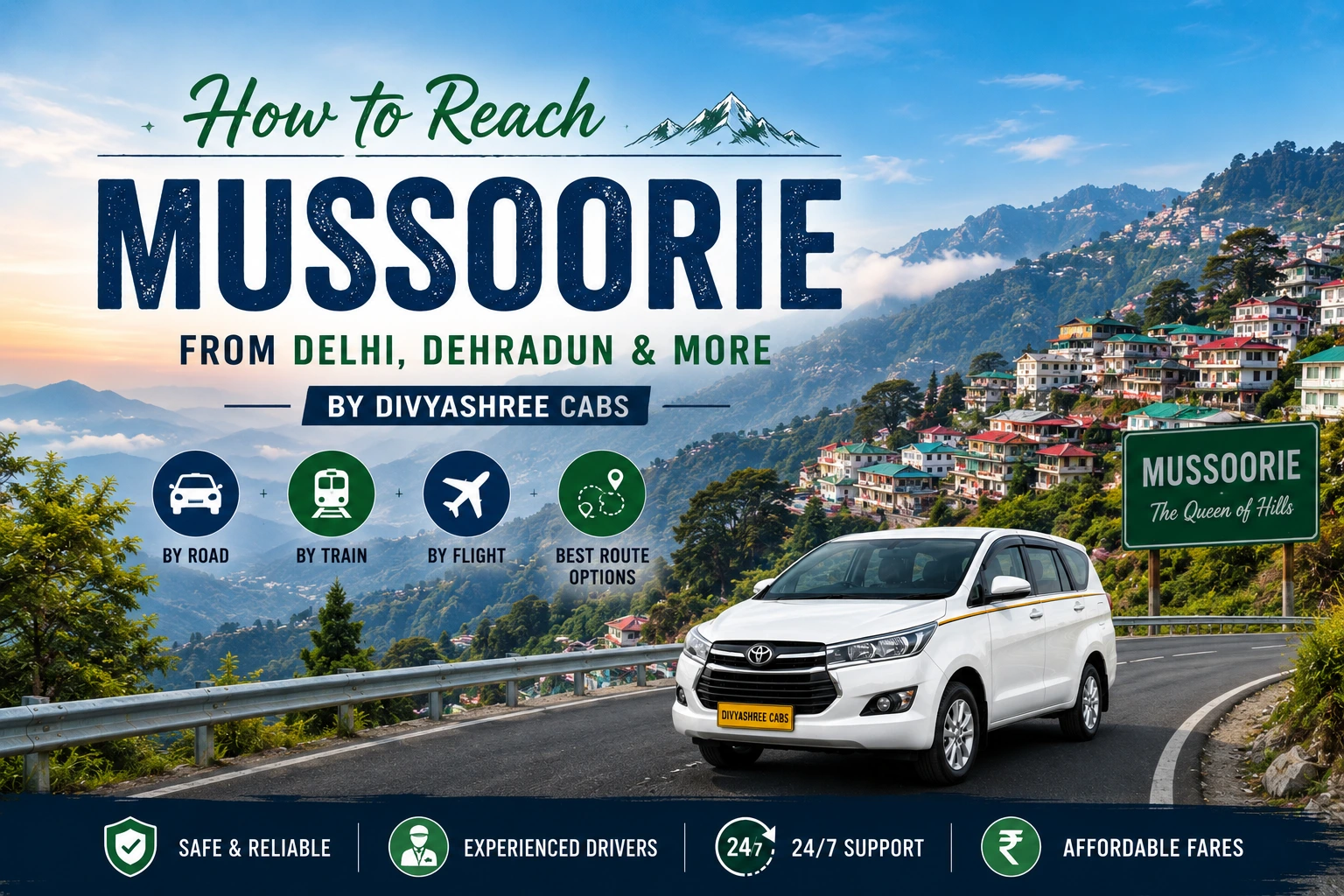 How to Reach Mussoorie
