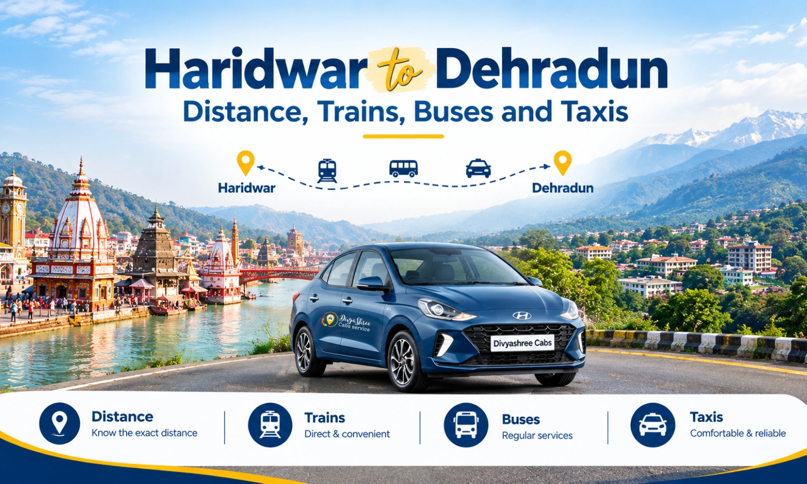 how to go haridwar to dehradun