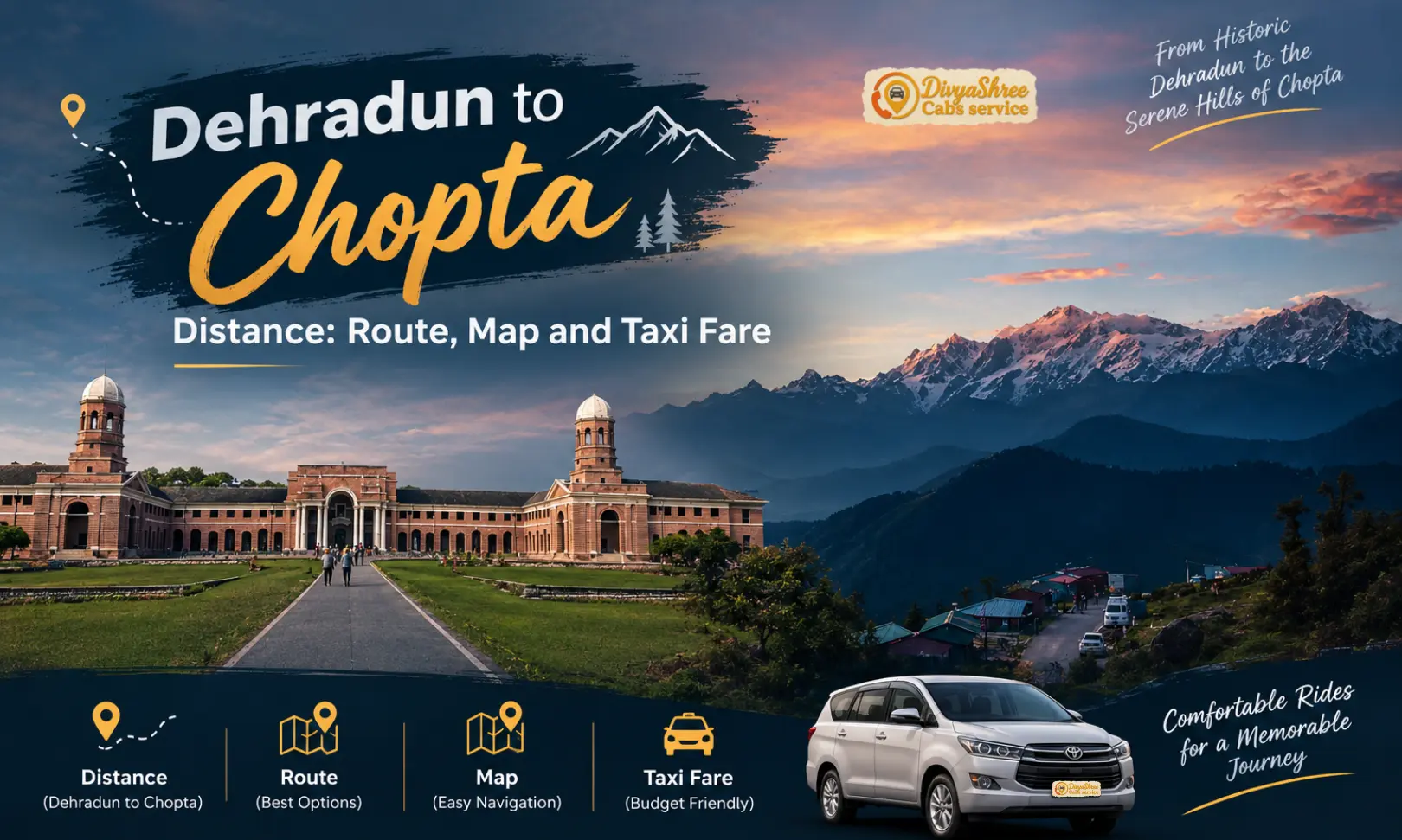 Dehradun to Chopta Distance
